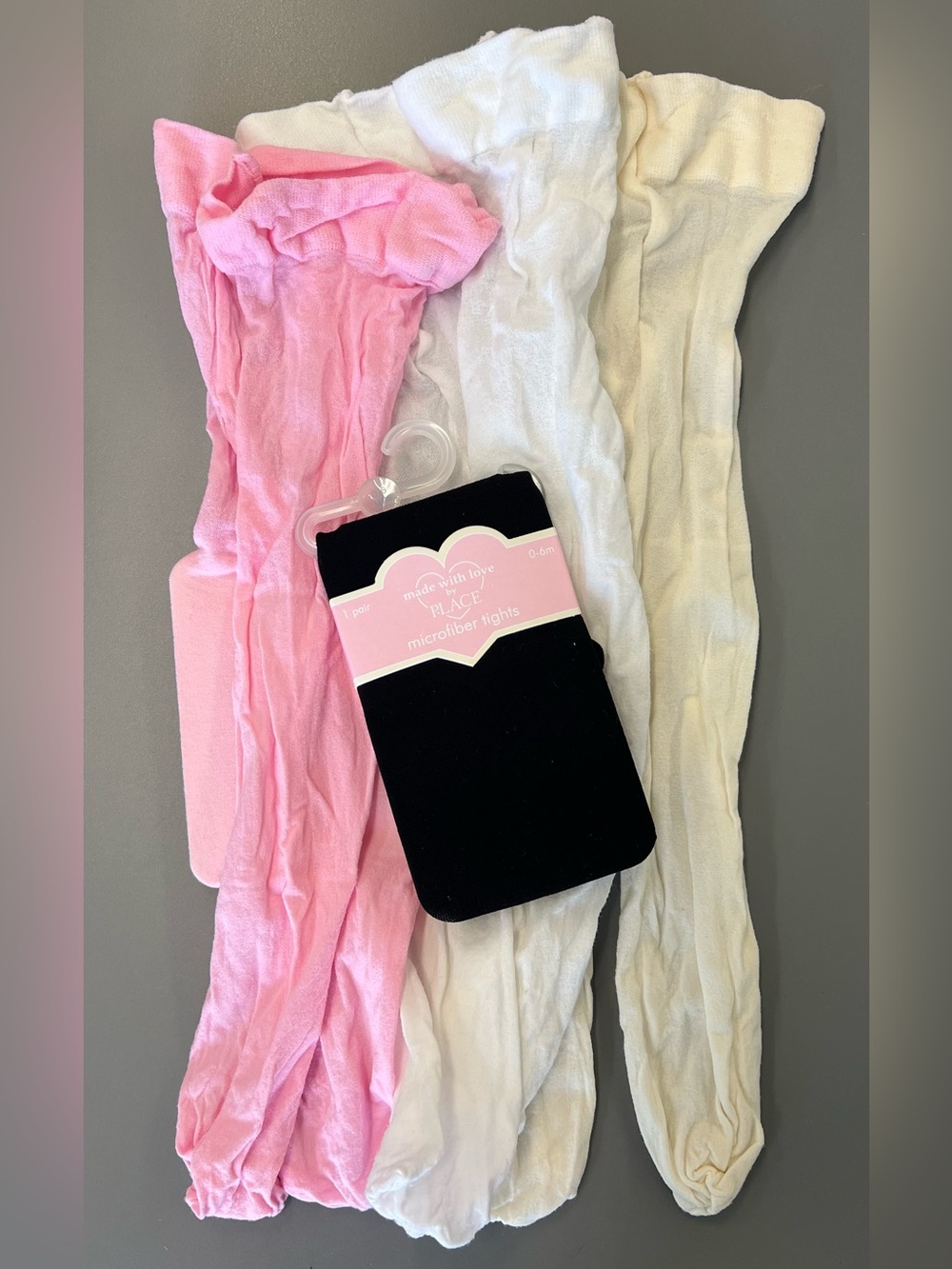 Baby girl sheer tights lot 0-6 months